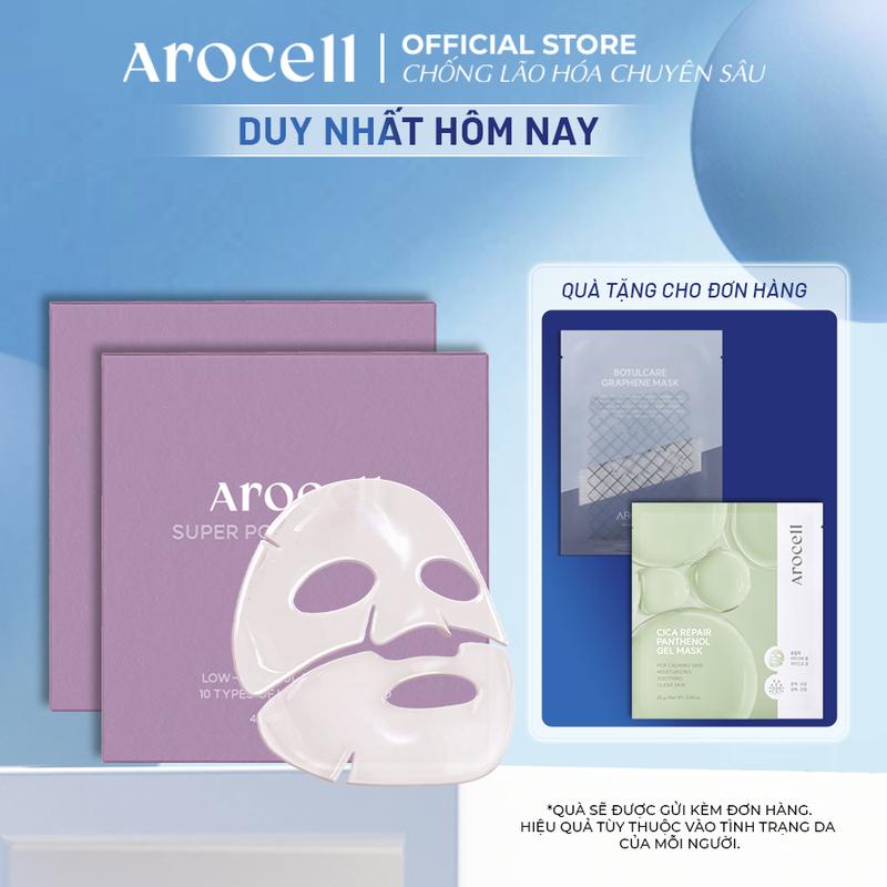 [Arocell] Combo 2 Hộp Mặt Nạ Thạch Collagen Arocell (8 miếng) Mask Skincare Dưỡng Ẩm Chống Lão Hoá Cosmetics