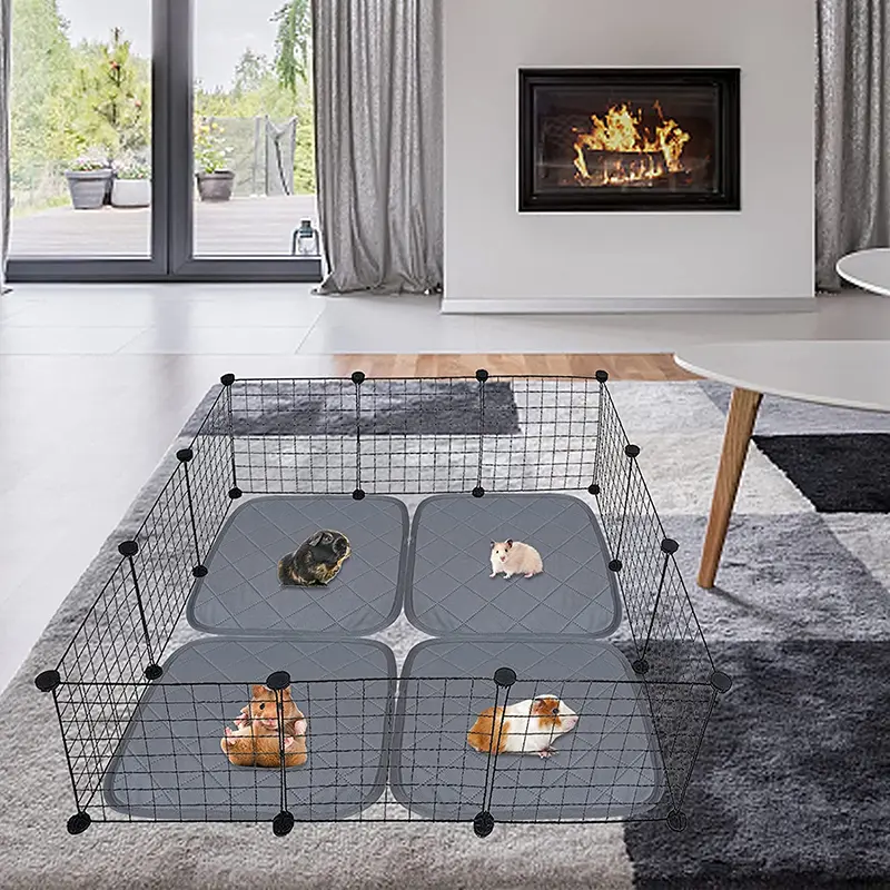 Guinea Pig Cage Mat Washable Waterproof Absorbent Cover for Small Animals Dwarf Rabbit