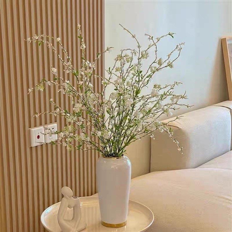 Cành hoa tuyết mai giả Decor Decor Phòng 1m - Trang Trí Nhà