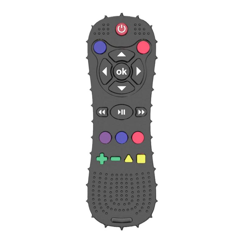 Product Introduction of 1Pcs Baby Teether TV Remote Control Shape Silicone Teether For Rodent Gum Pain Teething Toy Kids Sensory Educational Toy 17