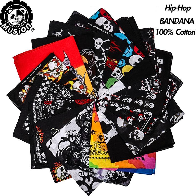 Khăn Bandana, Thiết Kế Đầu Lâu Musion, Làm Bằng Bông, Màu Đen, Phong Cách Cổ Điển Và Hip Hop, Durag, Mặt Nạ Đầu Lâu Harley Davidson, Thiết Kế Chìa Khóa Kain, Khăn Quàng Cổ Vuông Cổ Điển Thích Hợp Cho Khăn Bandana Đi Xe Máy Cho Nam 5