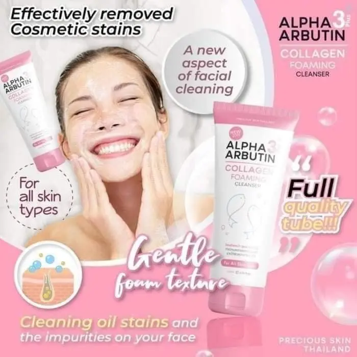 Sữa rửa mặt Alpha Arbutin Thái Lan 0