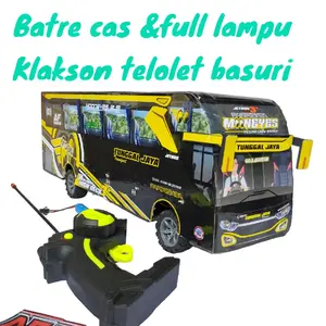 mainan remot control bus telolet basuri Lampu