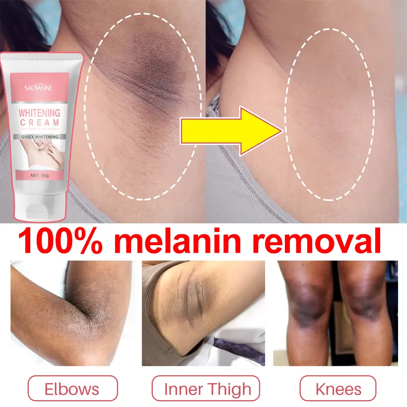 Body whitening cream 50g brightening cream armpit private parts whitening melanin repair firming skin whitening