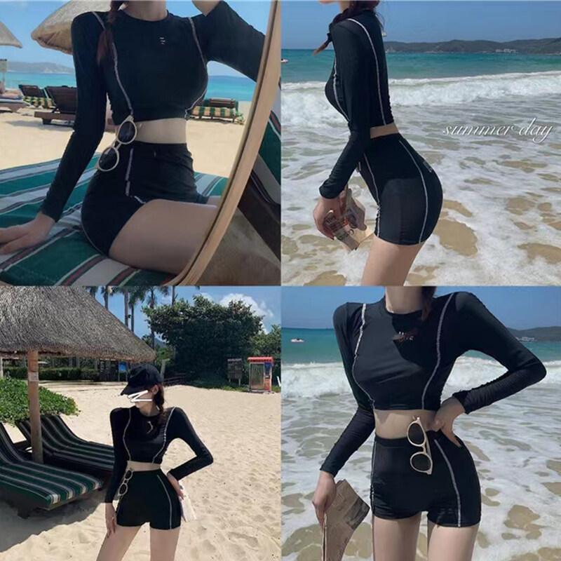 Product Introduction of Women's swimsuit long sleeve summer new breathable quick-drying swimsuit #9995 34