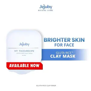 Jejuby Gluta Rice Clay Mask | Masker Wajah