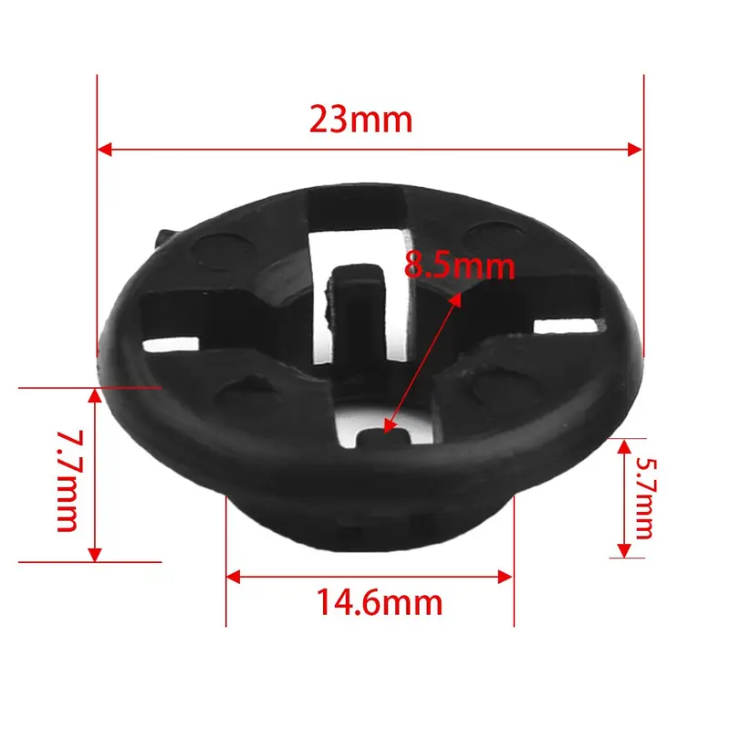 Kẹp giữ thanh Prop hỗ trợ mui xe, Grommet, cho Toyota, Corolla, RAV4, Scion, XB, 2 cái 7