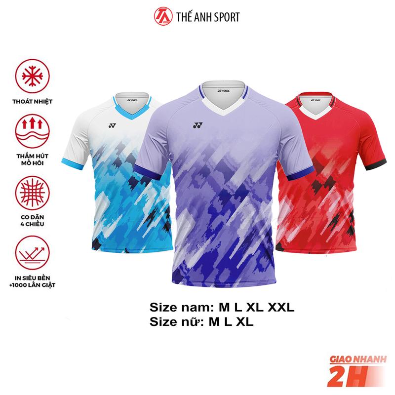 Áo Cầu Lông Nam Nữ Mã 282 Đội Tuyển China Tham Dự Giải Đấu Chuyên Nghiệp Chất Liệu Thoáng Mát