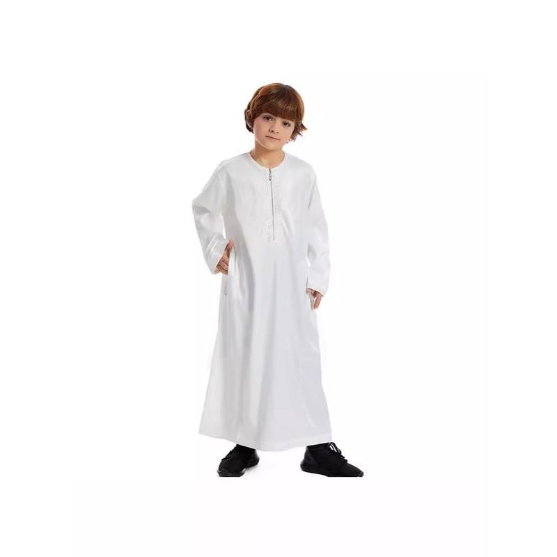 Middle East Dubai Southeast Asia Children's Robe Children's Boys Robe Spot New Th880 Comfortable Hot Sale 2