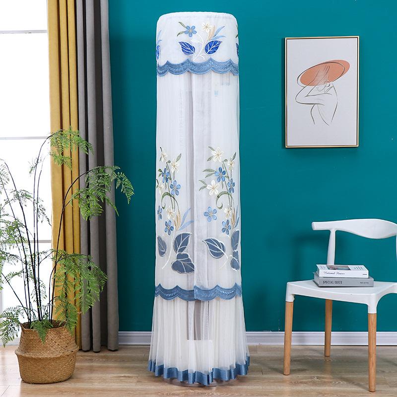 Product Introduction of New Model No-Remove Air Conditioner Cover for Cylinder Vertical Cabinet Machine, Round Living Room Air Conditioner Dust Cover for Gree Midea 19