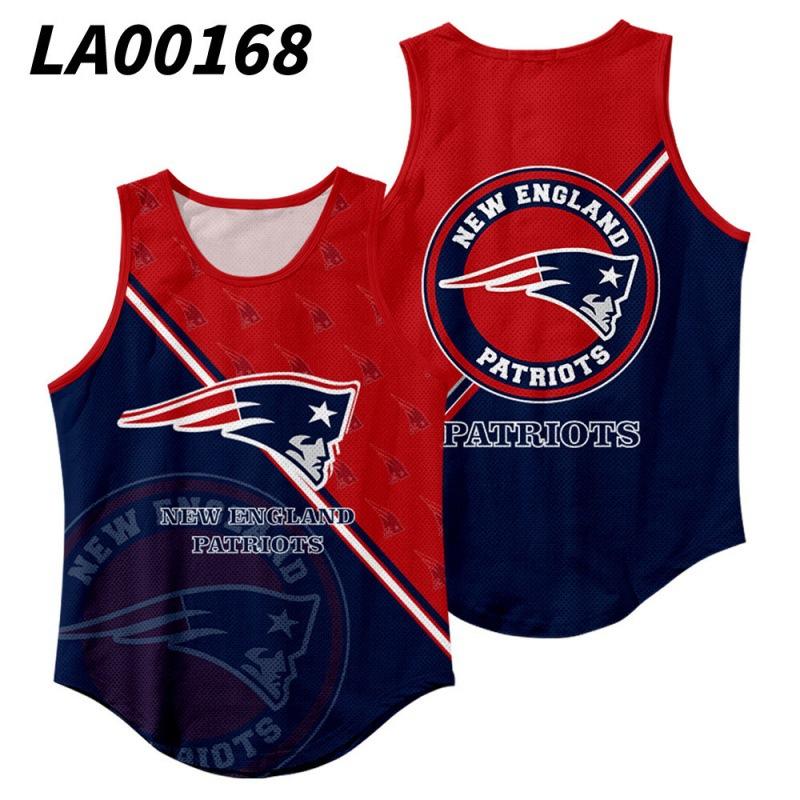 Product Introduction of [Mesh Cloth] New 3D Printed NFL Team Uniform Men's Waistcoat Rugby Vest 24