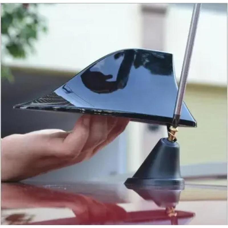 Ăng-ten vây cá mập, ăng-ten đặc biệt để trang trí ô tô, để sửa đổi tín hiệu và vô tuyến, thích hợp cho ăng-ten đuôi trên mái nhà, không cần đục lỗ 2