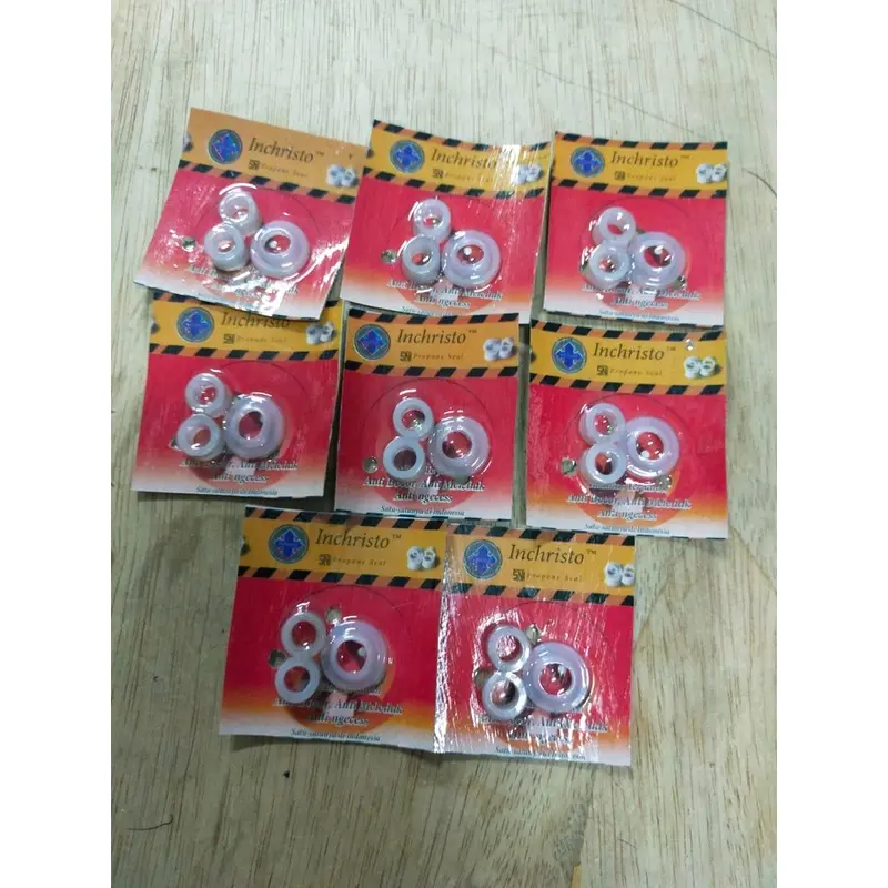 Karet Gas LPG kompor / Seal Karet Tabung Alat Pengaman Gas LPG klep tabung silicon / Ring Seal Gas Set 3
