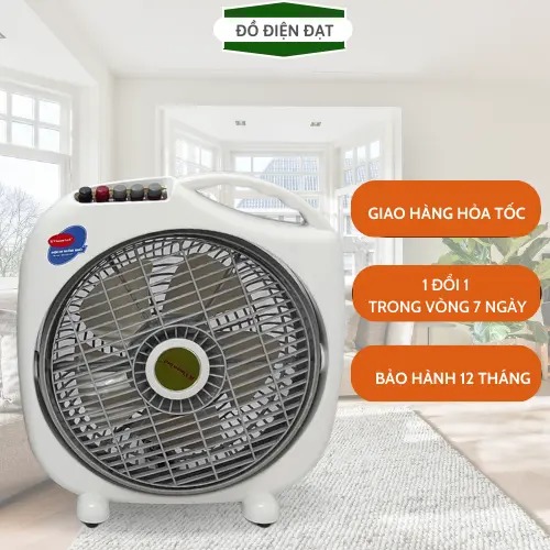 Quạt hộp Điện Cơ Thống Nhất, Quạt tản Vinawind, Hàng chính hãng, Bảo hành 12 tháng