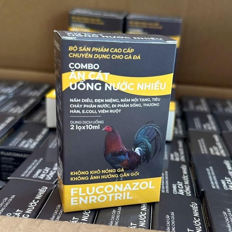 Combo 2 Chai Ăn Cát Uống Nước Chuyên Sử Dụng Cho Gà Đá Dung Tích 20ml