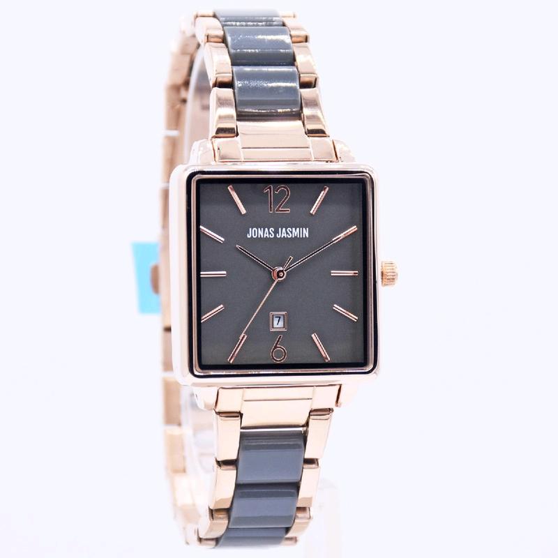 new jam wanita analog petak bahan keramik jasmin original mesin premium bergaransi tahan air berkelas Neww 4