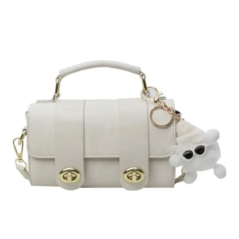 Túi Xách Nữ Hai Khóa Xoay Cầm Tay Đeo Chéo Rất Xinh Phong Cách Hàn Quốc Bag 0