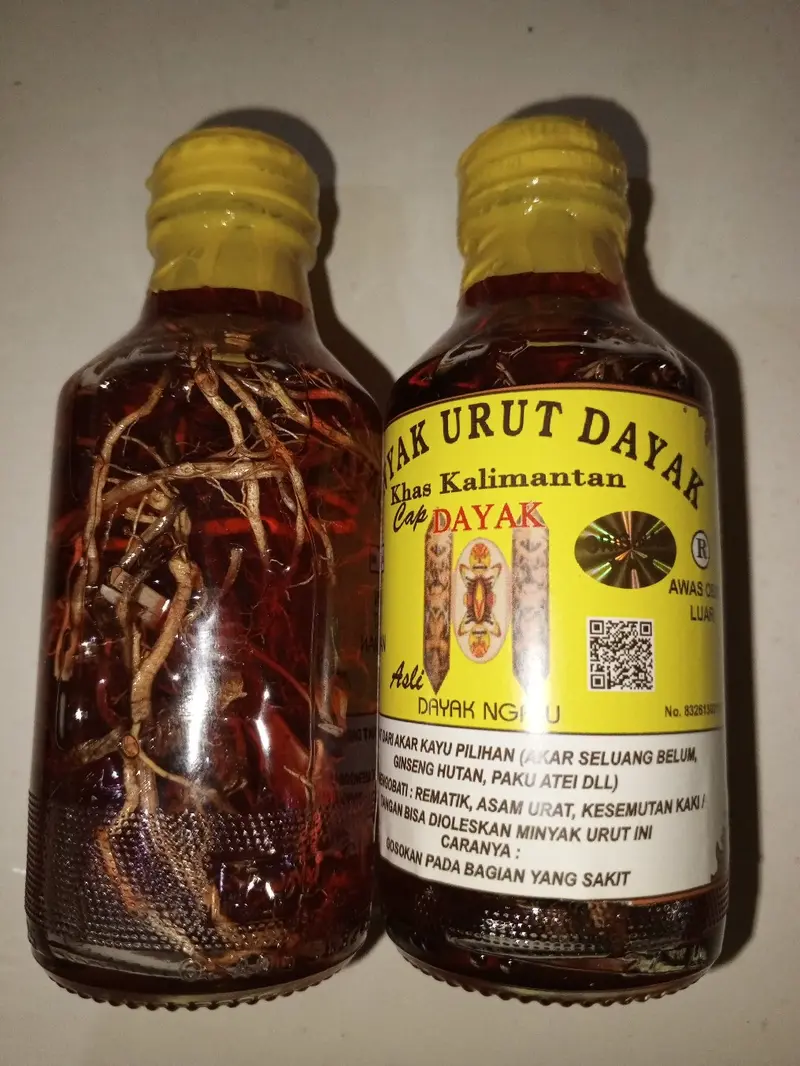 Product Introduction of minyak asli kalimantan dayak Minyak Pijat 1