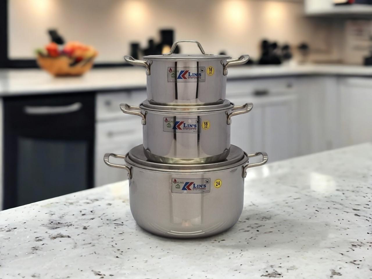 BỘ 3 NỒI INOX 1 ĐÁY KLINS CAO CẤP 16-18-24CM (6z) afa64233f0a64c20bce2d6b269626701~tplv o3syd03w52 origin jpeg