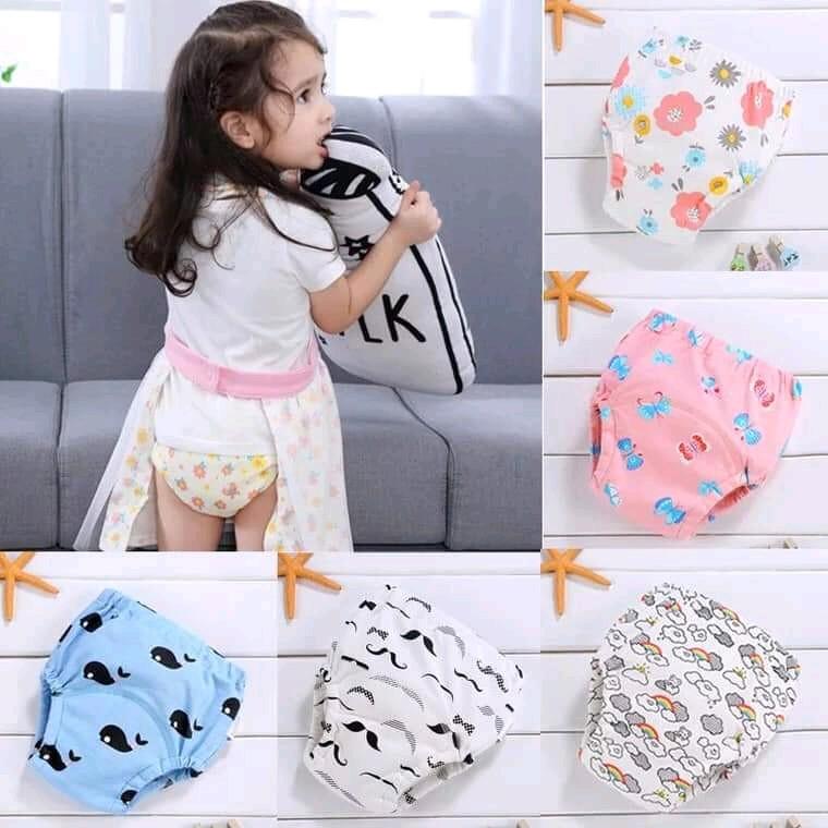 05 Quần Bỉm Vải VN Chất Cotton Siêu Thấm Hút 3-22ký Cho Bé Trai Bé Gái Quần BaBy quả bơ bim chobe bỏ giặt được tã