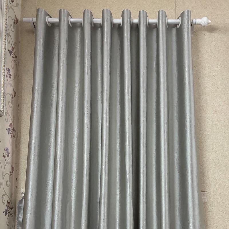 Rèm cửa sổ xám trắng sang trọng, chống nắng cực tốt , nhiều kích cỡ, hoạ tiết  ( chưa gồm thanh treo ) khung  rèm màn kéo rèm  vải