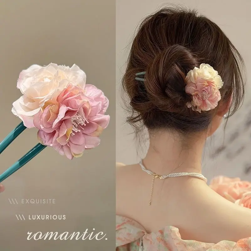 TOKOIMPRTKOREA NEW Bridal Comb Tusuk Konde Bunga Jumbo Simpel Mewah FASHION 1