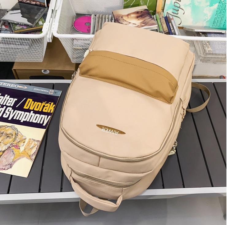 BALO HỌC SINH THỜI TRANG AIWER THIẾT KẾ ĐƠN GIẢN UNISEX 4