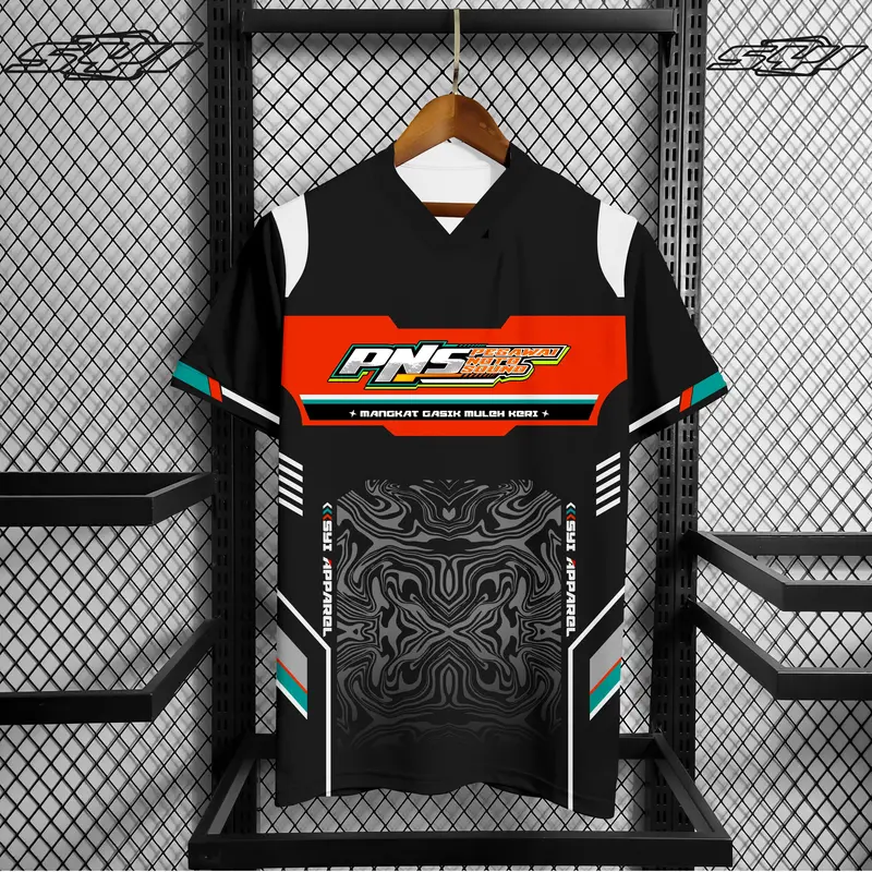 Jersey keren, kaos pria, t-shirt, pakaian sehari hari, baju kerja V-Neck Santai Sport 0