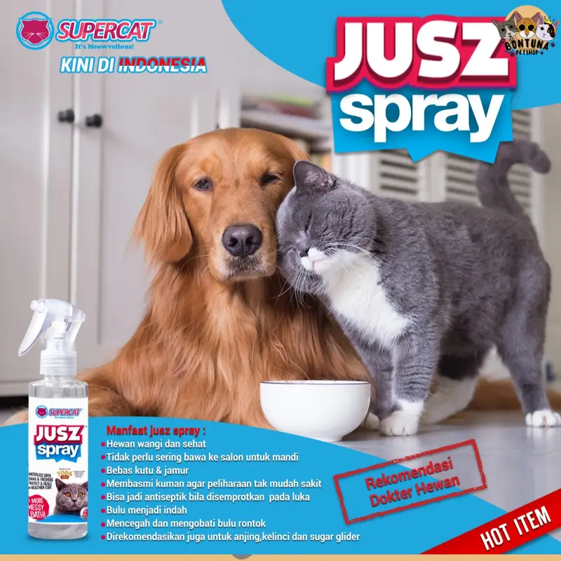 Jusz Spray Antiseptic Spray 150 ml / Spray Anti Jamur, Obat Luka, Untuk Melebatkan Bulu 1