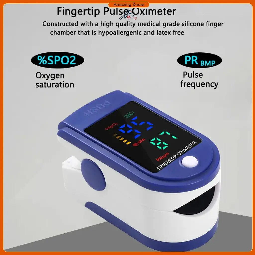 Digital Finger Clip Pulse Oximeters Oxygen Saturator Blood Pressure Monitor Finger Oxymeters
