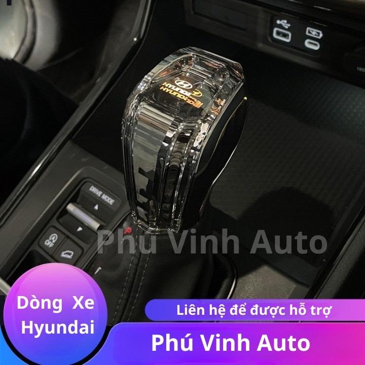 Cần số pha lê ô tô có led, led viền, có lẩy chuyển số