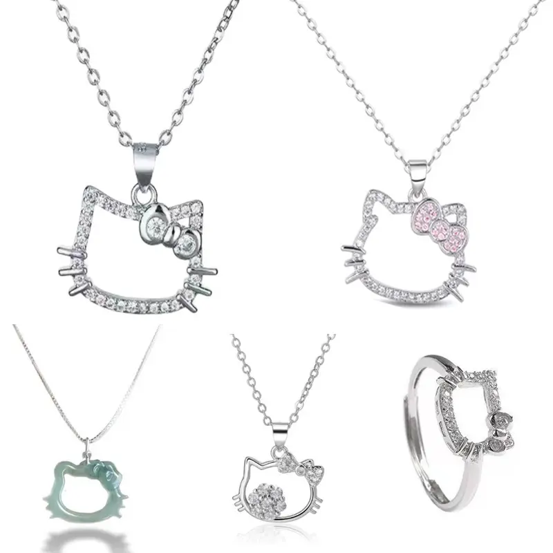 1/5PCS Cartoon Fashionable Student Girl Collar Sweet Design Sweater Chain
