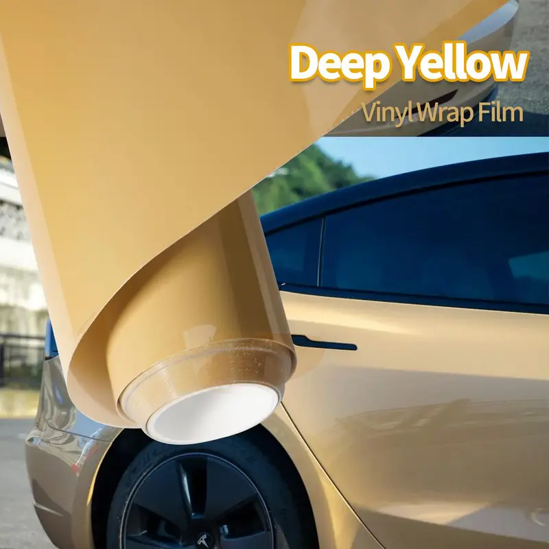 Car Vinyl Wrap, Waterproof & Sunproof Car Body Sticker, Ultra-durable Car Body Decoration Sticker, Universal Car Exterior Accessories 5
