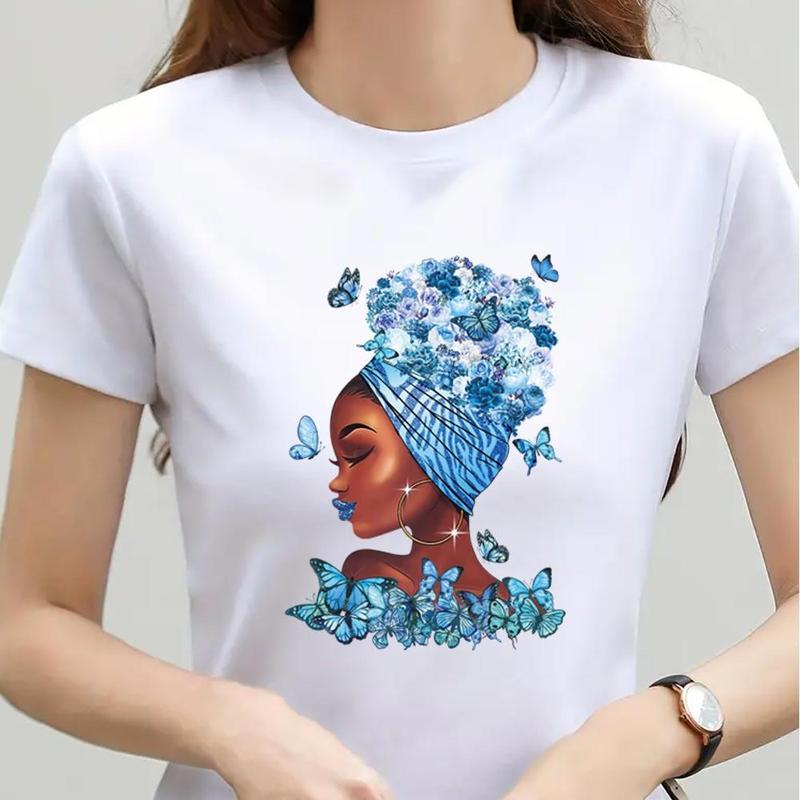 Women Figure Pattern Heat Transfer Sticker, 6 Counts/set DIY Iron On Transfer For Clothing Bag, Beautiful Design Patches On Clothes Decoration 7
