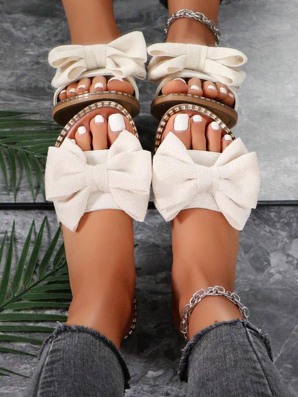 Women's Fashion Leopard Pattern Slippers, Summer 2025 Outdoor Beach Vacation Slides Sandals, Comfort Trendy Double Band Slippers for Girl, Gifts for Wife, Flat Sandals 5