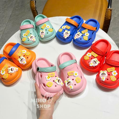Dép sục có quai hậy siêu nhẹ cho bé Fun cực xinh cho bé trai bé gái dép sục giá rẻ