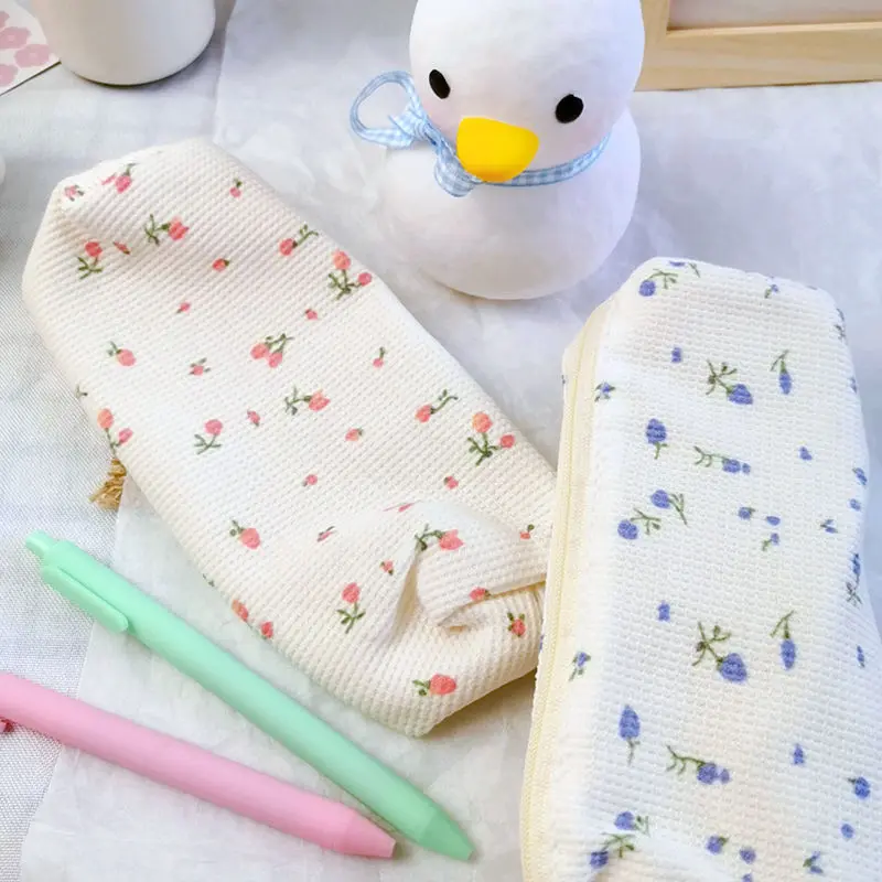 Mismi Alice Pencil Case Kotak Pensil Sekolah Motif Little Flower Perempuan Trendy - PC2A 2
