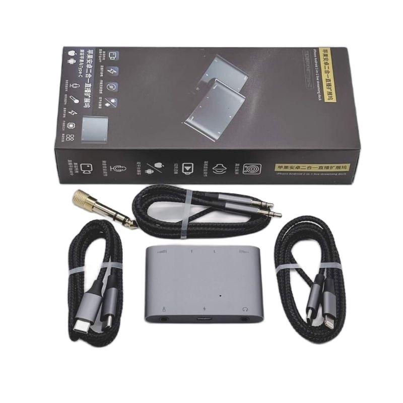  Box LT12 Pro stereo va LT12 Prio livestream   tích hợp cổng type C và lightning có pk đàm thoại 2 chiều 