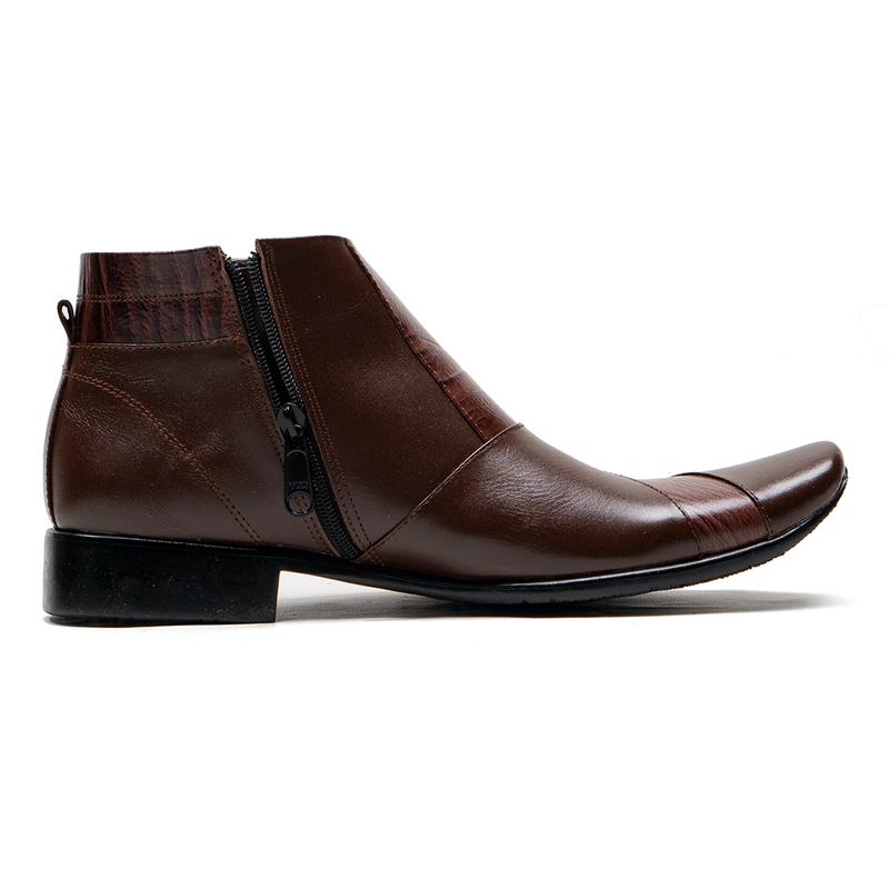 Sepatu Boot Formal Pria Boots Pantofel Kulit Asli Boots Kerja Pria Kulit Sapi Kode 0322 3