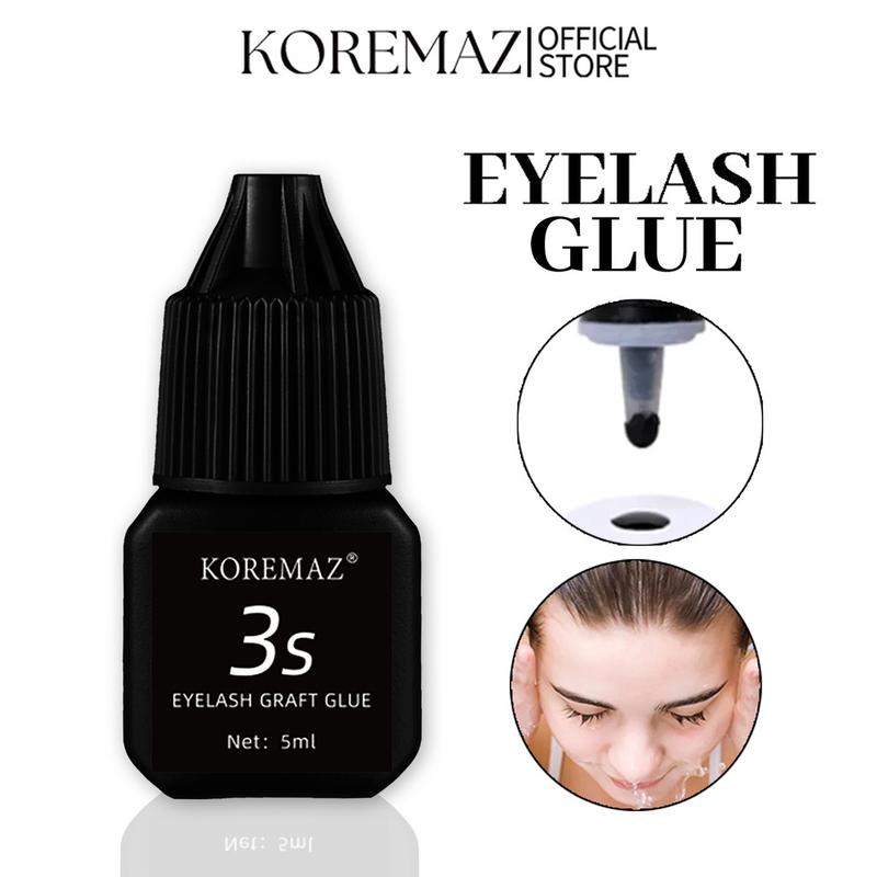 Keo Dán Lông Mi Giả Ghép Nối, KOREMAZ, 5ml, Siêu Dính, Lâu Trôi, Thích Hợp Để Trồng Lông Mi, Lý Tưởng Cho Người Mới Bắt Đầu, Lâu Trôi