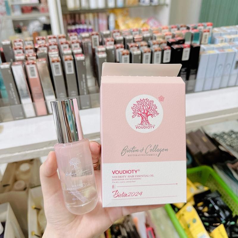 Tinh Dầu Dưỡng Tóc Biotin Collagen Visi vào nếp và mùi hương nước hoa 60ml