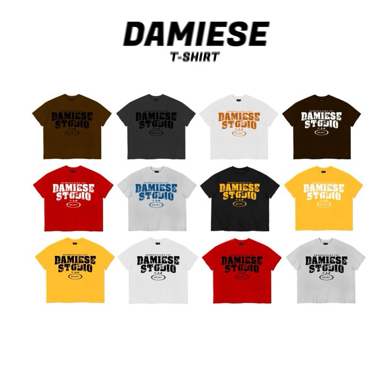 ÁO THUN BOXY "DAMIESE CLASSICAL" COTTON 260GSM Cổ Tròn