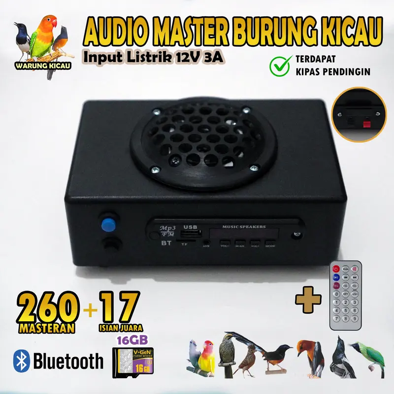 Masteran Burung Kicau Terbaik Kuat Digital Audio Burung Kicau 0
