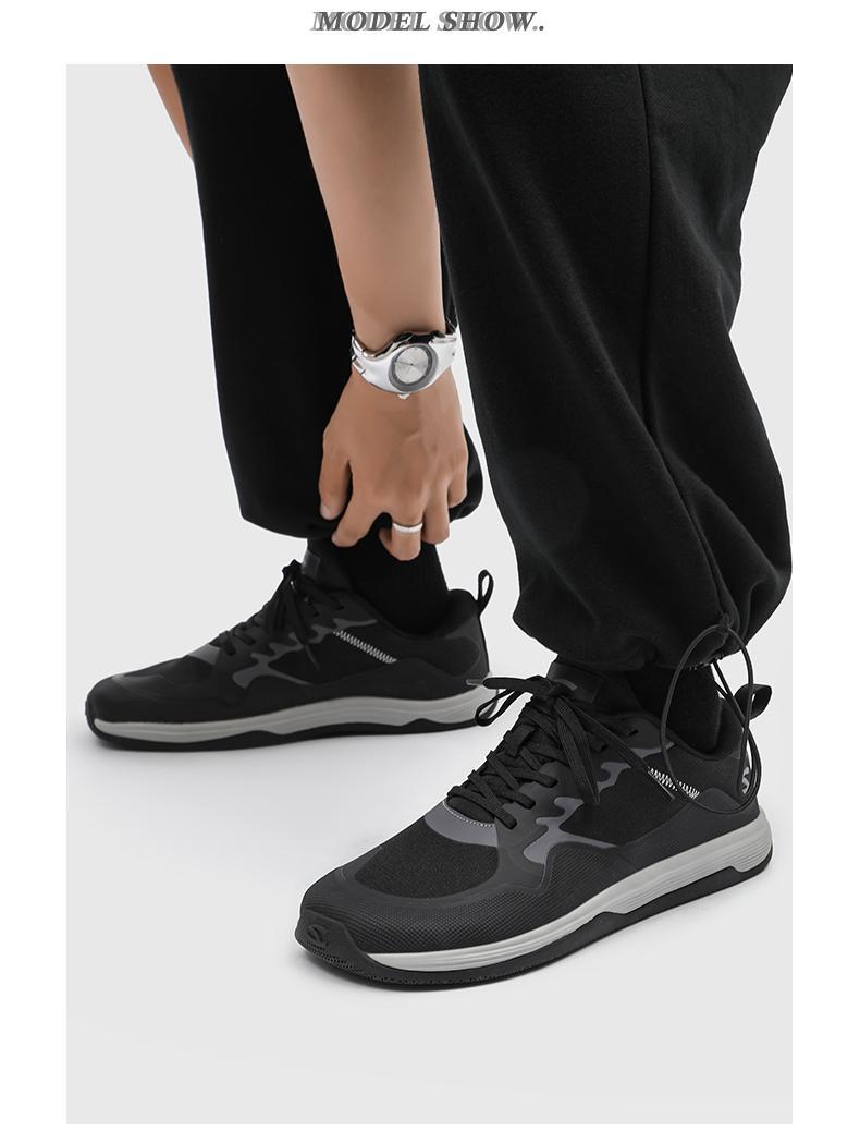 Product Introduction of HOBIBEAR Men's shoes, sports shoes, low cut men's single shoes, outdoor wide toe walking shoes, trendy running shoes 2