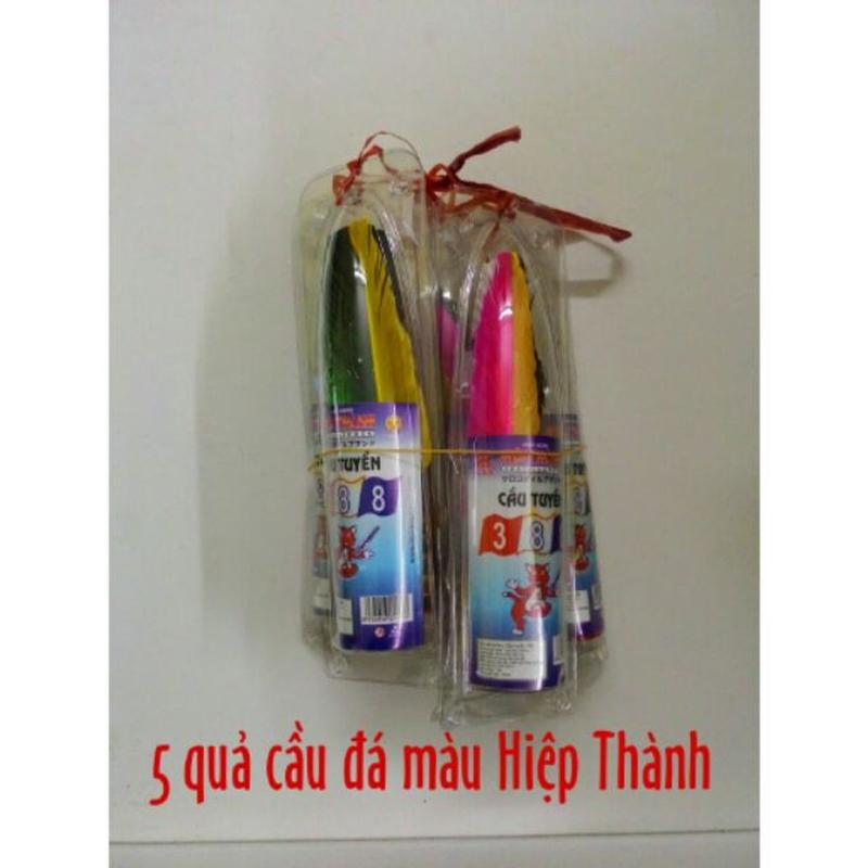 Cầu đá, 5 quả cầu lông màu hàng Việt Nam chất lượng cao 0