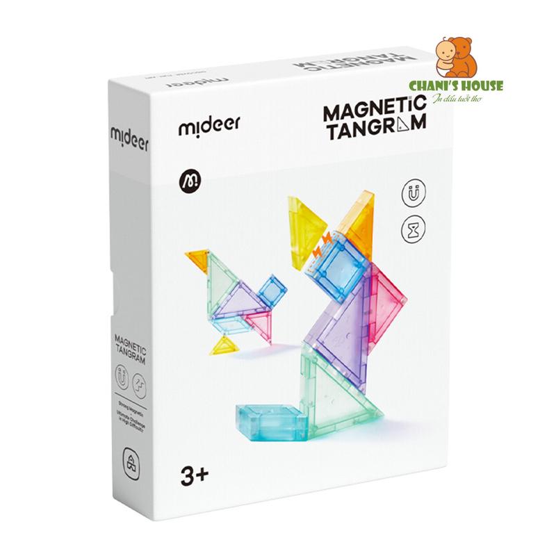 ĐỒ CHƠI TANGRAM NAM CHÂM MIDEER XẾP HÌNH SÁNG TẠO CHO BÉ