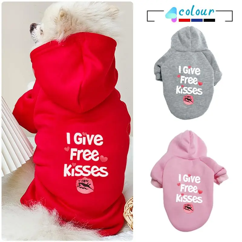 Creative Letter Print Pet Hoodie, Cute Pet Clothes for Small Medium Dogs & Cats, Pet Clothing Supplies for Indoor Outdoor Wear 3