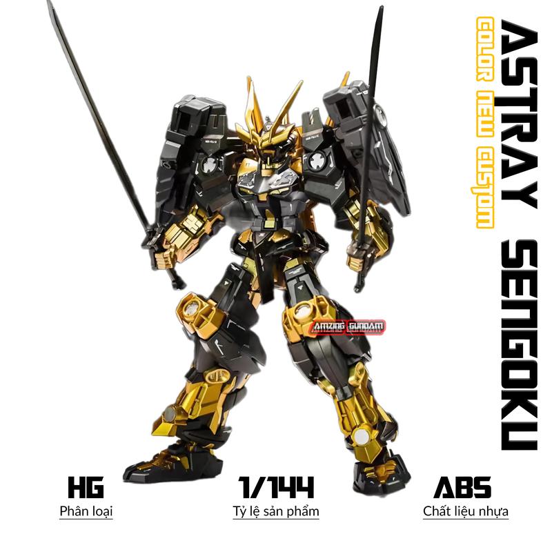 Mô hình Astray Sengoku Custom Color, 1/144 Gundam, Mô hình nhựa, Đồ chơi xếp hình mecha