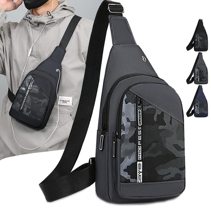 Ba lô đeo chéo, dành cho nam giới, Kích thước Nhỏ Túi đeo chéo, Túi đeo ngực, Daypack, Túi Đeo Hông, Thích hợp cho các hoạt động ngoài trời, Đi bộ đường dài và du lịch