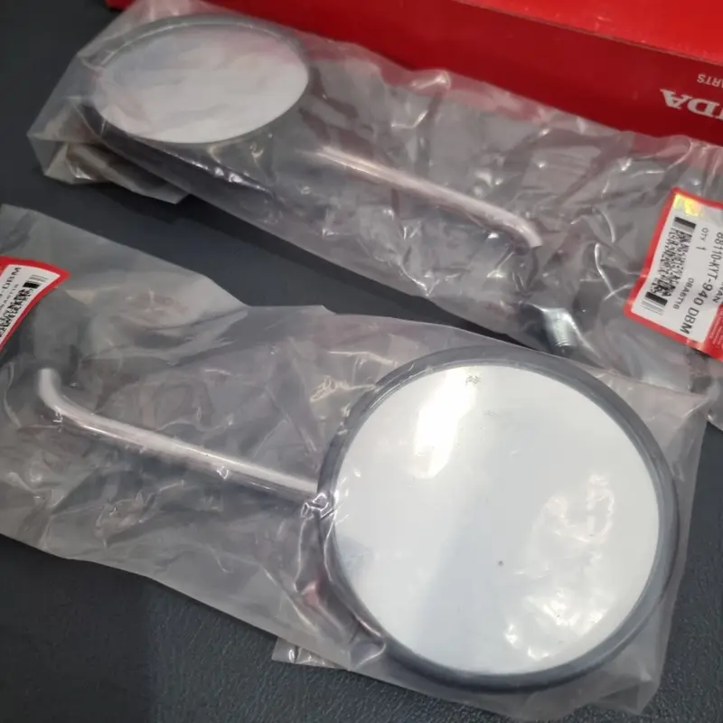 Kaca Spion Kanan Kiri 2PC Scoopy Esp Hitam Bulat KYT Original Asli Honda 1